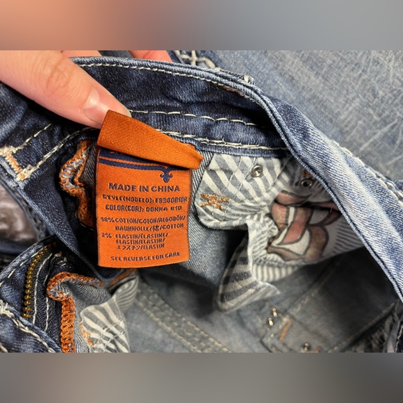 Rock Revival. Donna Bootcut Medium Distressed Wash Denim Jean. Size 26. - Picture 7 of 12